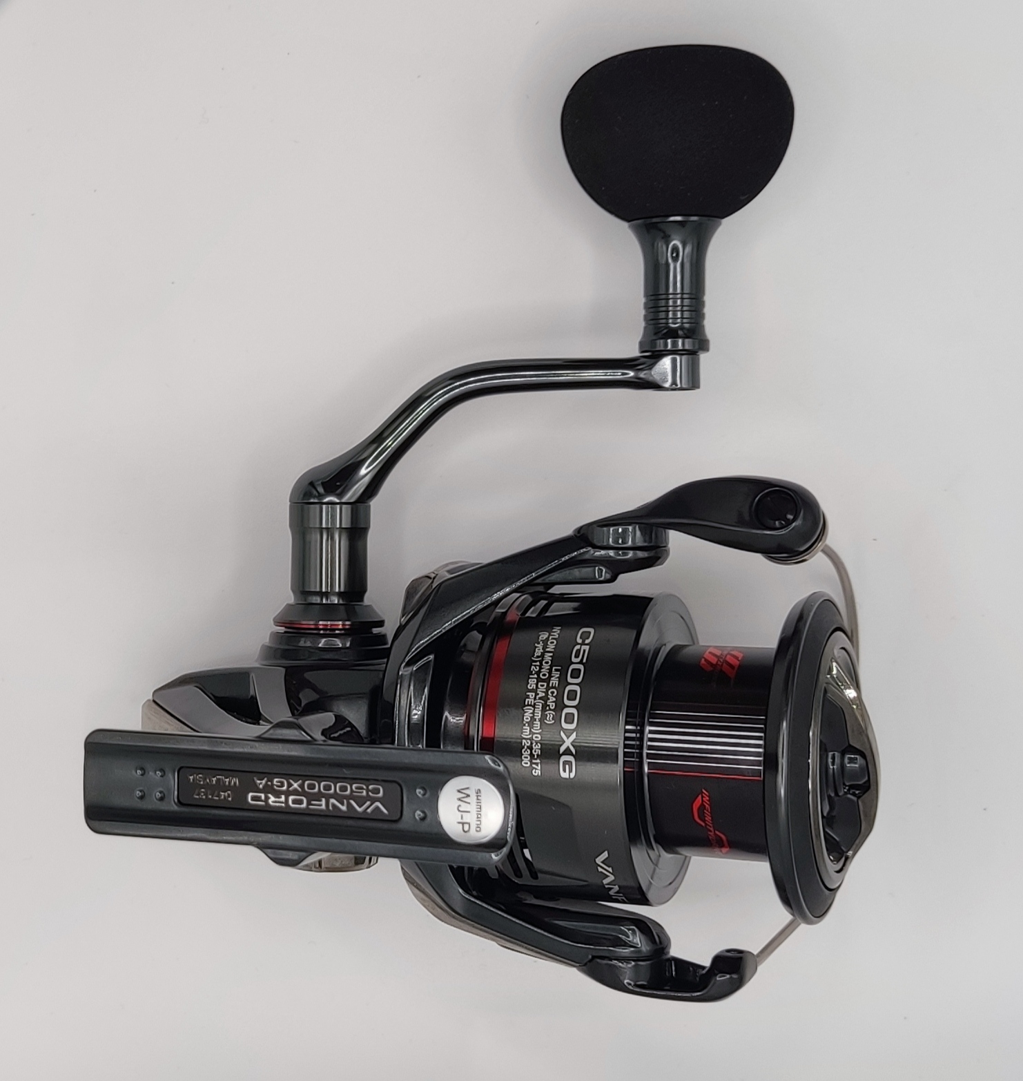 Cabopesca Carrete pesca para spining SHimano Vanford C5000XG, peso 225 grs,11 kgs. de freno, 7+1 rodamiento ,6,2:1 de ratio.